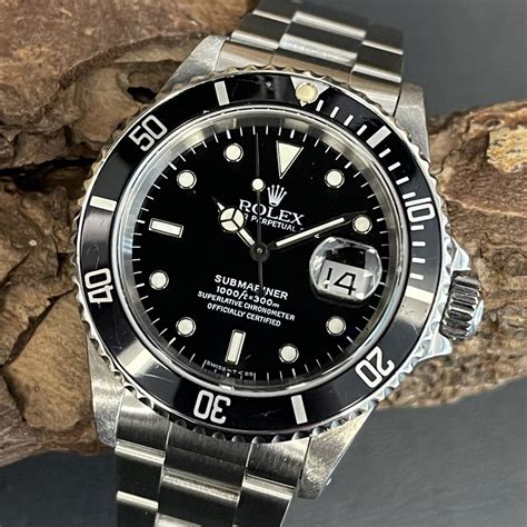 rolex submariner 16610 bezel diameter|rolex 16610 dates.